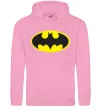 Женская толстовка (худи) BATMAN лого Розовый фото