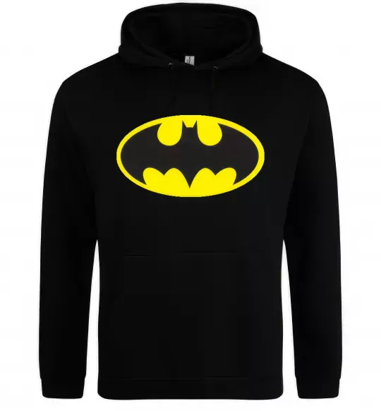 Женская толстовка (худи) BATMAN лого Черный фото