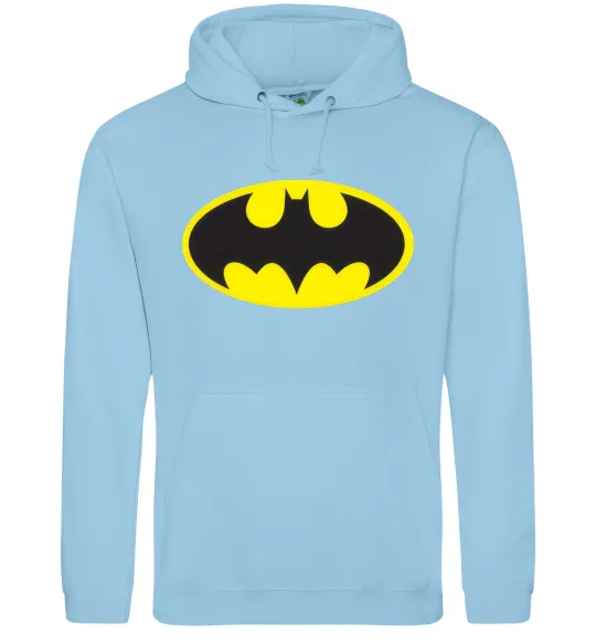 Женская толстовка (худи) BATMAN лого Голубой фото
