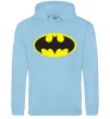 Женская толстовка (худи) BATMAN лого Голубой фото