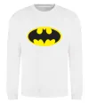 Свитшот BATMAN лого Белый фото