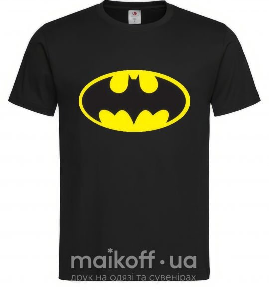 Мужская футболка BATMAN оригинальный лого Черный фото