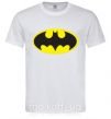 Мужская футболка BATMAN оригинальный лого Белый фото