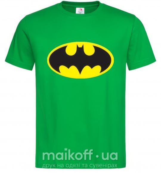 Мужская футболка BATMAN оригинальный лого Зеленый фото