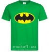 Мужская футболка BATMAN оригинальный лого Зеленый фото