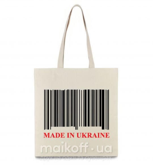 Эко-сумка Made in Ukraine Бежевый фото