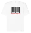 Футболка Оверсайз Made in Ukraine Білий фото