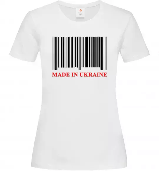Жіноча футболка Made in Ukraine Білий фото
