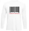 Лонгслів Made in Ukraine Білий фото