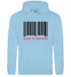 Мужская толстовка (худи) Made in Ukraine Голубой фото