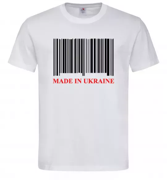 Мужская футболка Made in Ukraine Белый фото