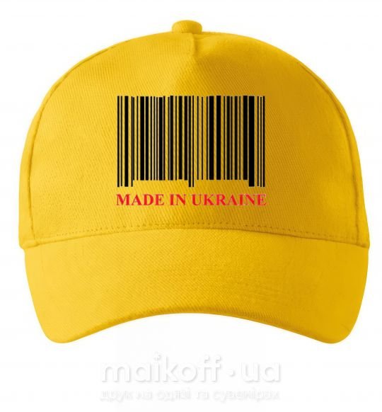 Кепка Made in Ukraine Сонячно жовтий фото