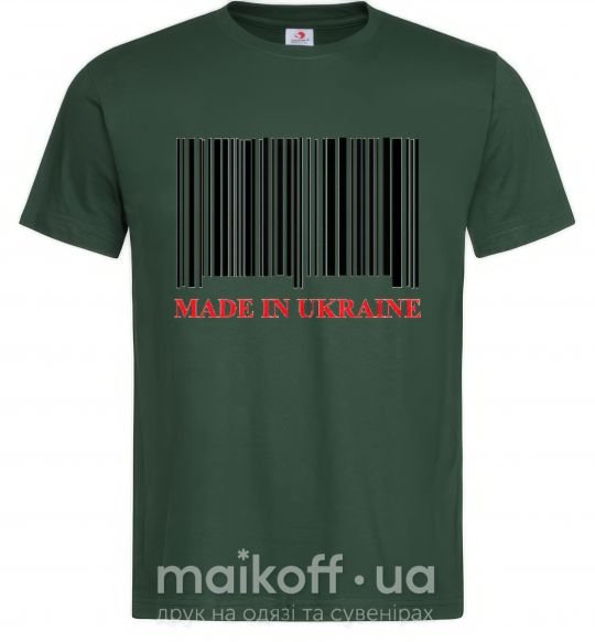 Мужская футболка Made in Ukraine Темно-зеленый фото