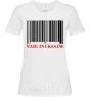 Женская футболка Made in Ukraine Белый фото