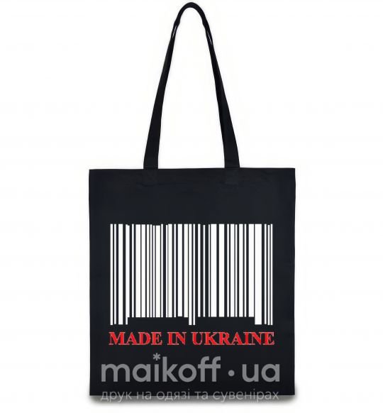 Еко-сумка Made in Ukraine Чорний фото