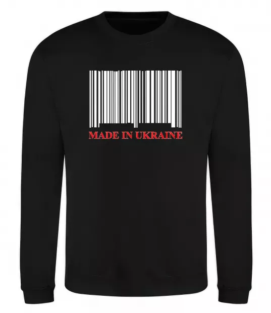 Світшот Made in Ukraine Чорний фото