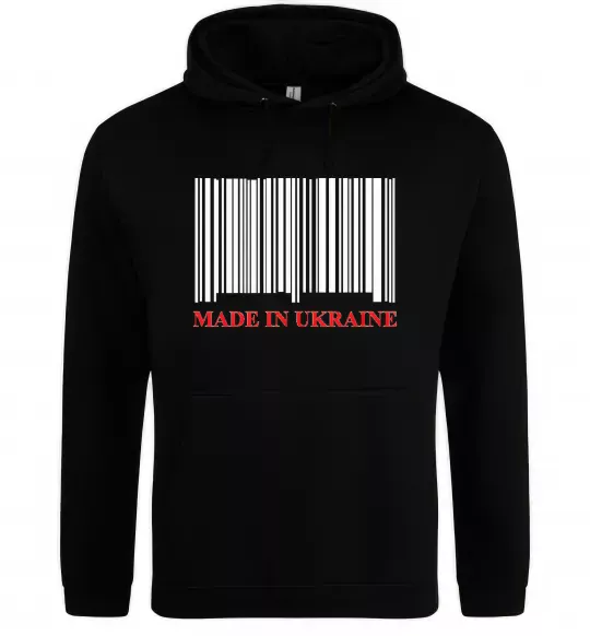 Женская толстовка (худи) Made in Ukraine Черный фото