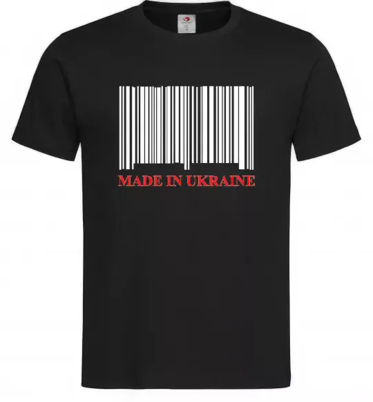 Мужская футболка Made in Ukraine Черный фото