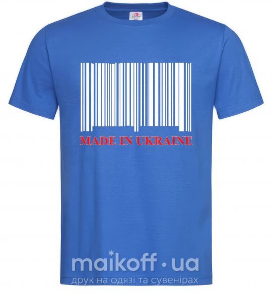 Мужская футболка Made in Ukraine Ярко-синий фото