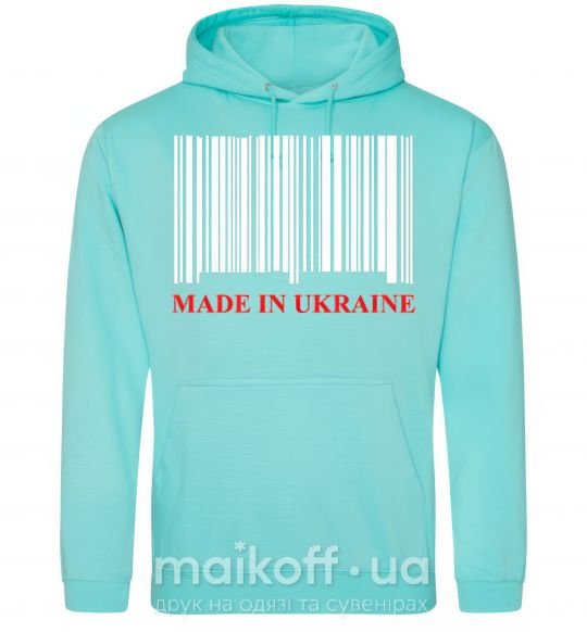Женская толстовка (худи) Made in Ukraine Мятный фото