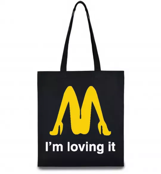 Эко-сумка I'M LOVING IT Черный фото