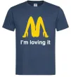 Мужская футболка I'M LOVING IT Темно-синий Мужская футболка I'M LOVING IT Темно-синий фото