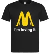 Мужская футболка I'M LOVING IT Черный Мужская футболка I'M LOVING IT Черный фото