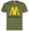 Мужская футболка I'M LOVING IT Оливковый Мужская футболка I'M LOVING IT Оливковый фото