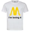 Мужская футболка I'M LOVING IT Белый Мужская футболка I'M LOVING IT Белый фото