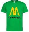 Мужская футболка I'M LOVING IT Зеленый Мужская футболка I'M LOVING IT Зеленый фото