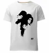 Чоловіча преміум футболка AMY WINEHOUSE PORTRAIT Білий фото