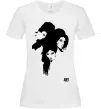 Жіноча футболка AMY WINEHOUSE PORTRAIT Білий фото