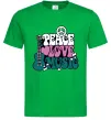 Чоловіча футболка Peace love music multicolour Зелений Чоловіча футболка Peace love music multicolour Зелений фото