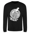 Світшот Peace love music guitar Чорний фото