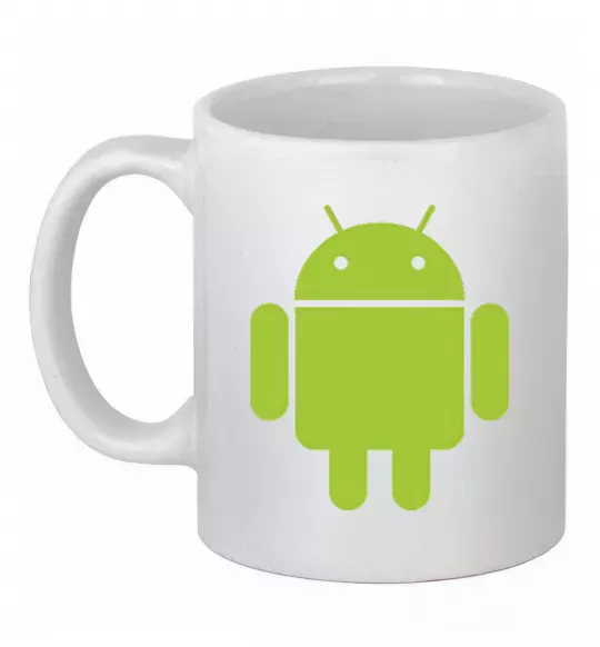 Чашка керамическая ANDROID Белый фото