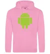 Чоловіча толстовка (худі) ANDROID Рожевий фото