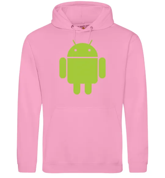 Жіноча толстовка (худі) ANDROID Рожевий фото