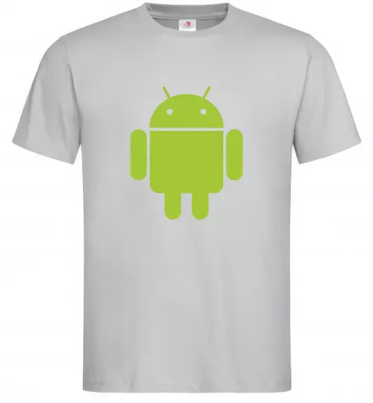 Мужская футболка ANDROID Серый фото