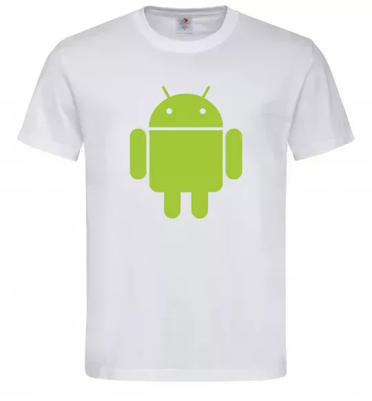 Мужская футболка ANDROID Белый фото