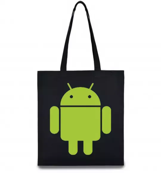 Эко-сумка ANDROID Черный фото