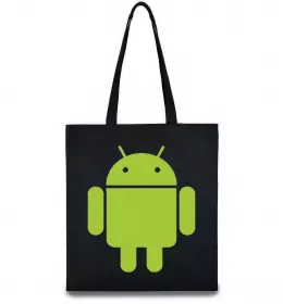 Еко-сумка ANDROID Чорний фото