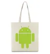 Эко-сумка ANDROID Бежевый фото