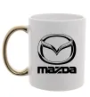 Чашка с цветной ручкой MAZDA Золото Чашка с цветной ручкой MAZDA Золото фото