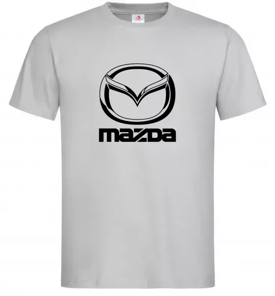 Чоловіча футболка MAZDA Сірий фото