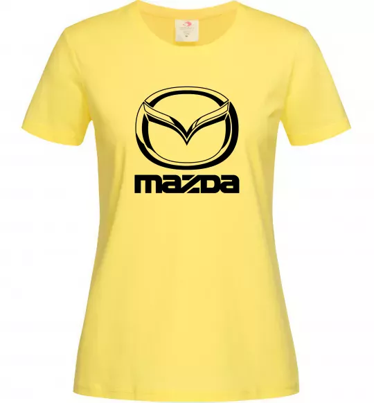 Жіноча футболка MAZDA Лимонний фото
