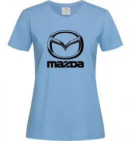 Женская футболка MAZDA Голубой фото