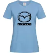 Жіноча футболка MAZDA Блакитний фото