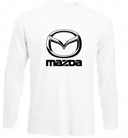 Лонгслив Mazda one love Белый фото