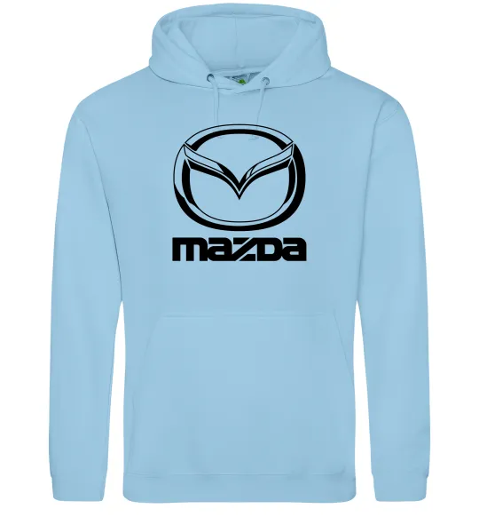 Мужская толстовка (худи) MAZDA Голубой фото
