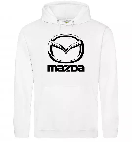 Женская толстовка (худи) MAZDA Белый фото